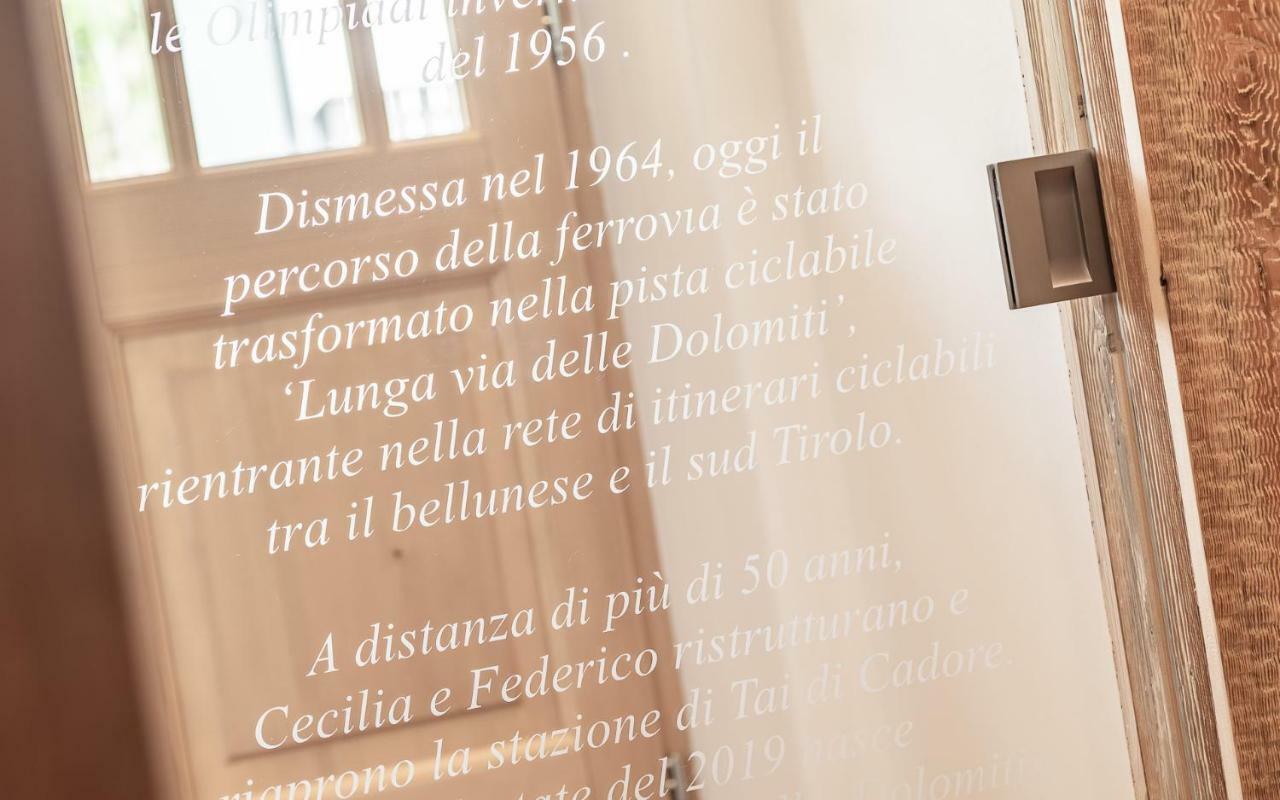 Alla Stazion Locanda Nelle Dolomiti Pieve di Cadore Eksteriør billede